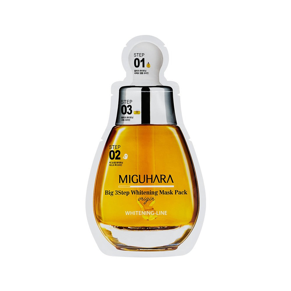 MIGUHARA ビッグ 3ステップ ホワイトニング マスクパック オリジン 28.7mL